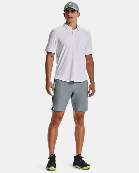 เสื้อโปโล Curry  Micro Splash สำหรับผู้ชาย in White image number 2